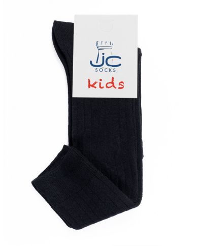 Calcetin alto de algodón canale JC NEGRO