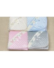 Manta acolchada polar Mickey lazo