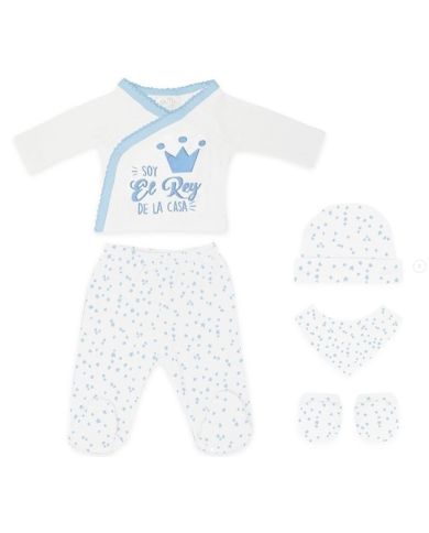 Conjunto 5 piezas algodón 1920