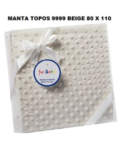 Manta coche topos For Baby 9999