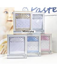 Sábanas 3 piezas Minicuna algodón 100% PUNTOS mc390-BE
