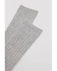 Calcetín infantil largo canalé GRIS Ysabel Mora 02856