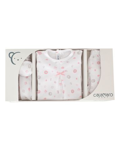 Oferta Conjunto 4 piezas Calamaro ROSA🔴 72503