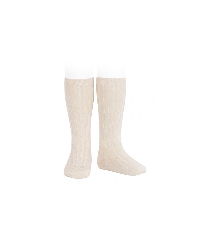 Calcetines altos básicos canalé LINO REF: 2016/2