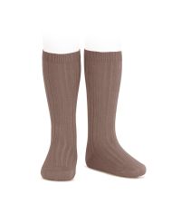 Calcetines altos básicos canalé PRALINÉ REF: 2016/2