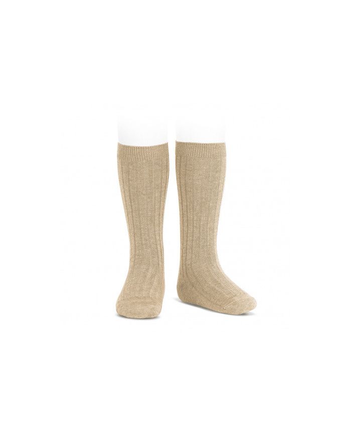 Calcetines altos básicos canalé TURRÓN REF: 2016/2