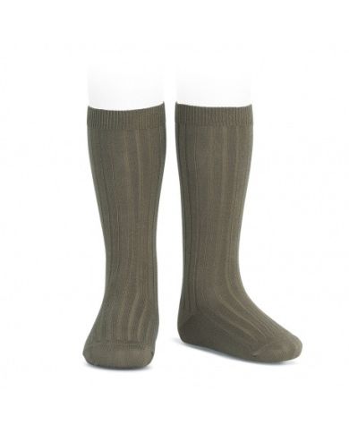 Calcetines altos básicos canalé VISÓN REF: 2016/2