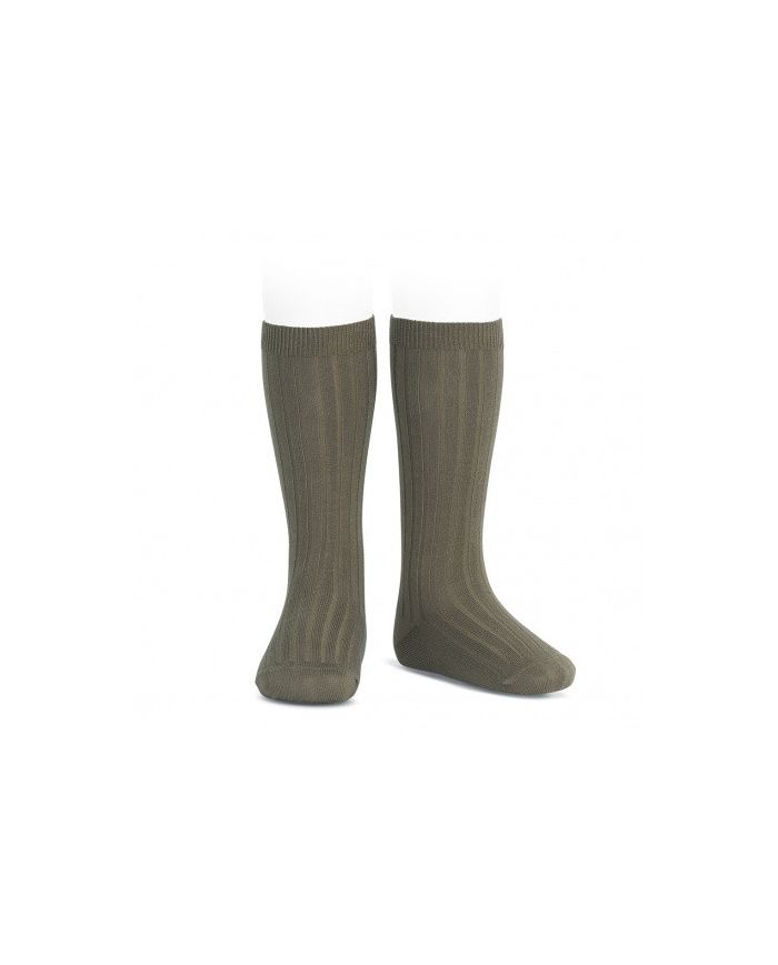 Calcetines altos básicos canalé VISÓN REF: 2016/2