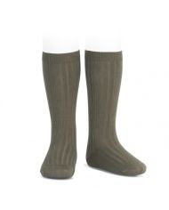 Calcetines altos básicos canalé VISÓN REF: 2016/2