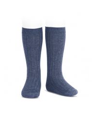 Calcetines altos básicos canalé TEJANO REF: 2016/2