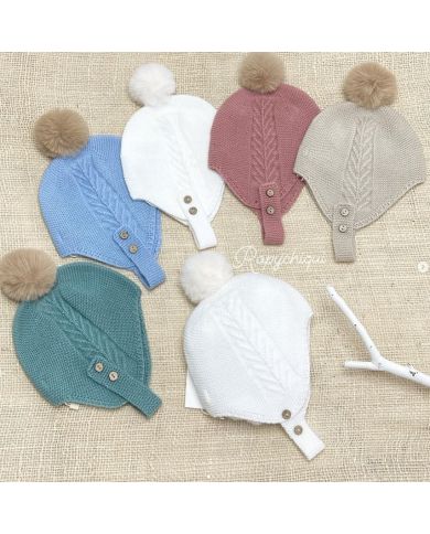 Gorro con pompón PCS baby 822902