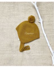 Gorro invierno pompón Pecesa MOSTAZA 822002