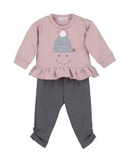 Chándal bebé niña gorro 36052