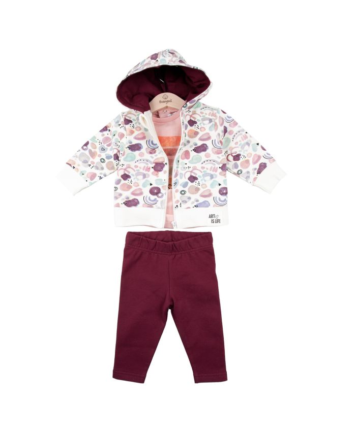 Conjunto 3 piezas niña Babybol 231049