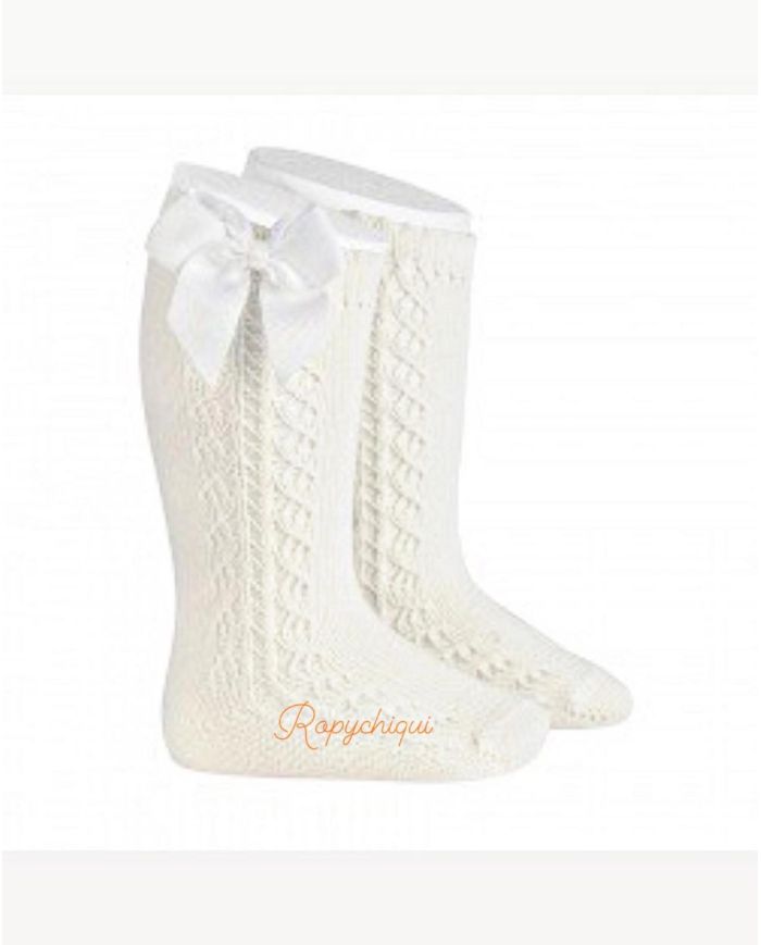 Calcetines calados con lazo Cóndor CAVA 2599/2