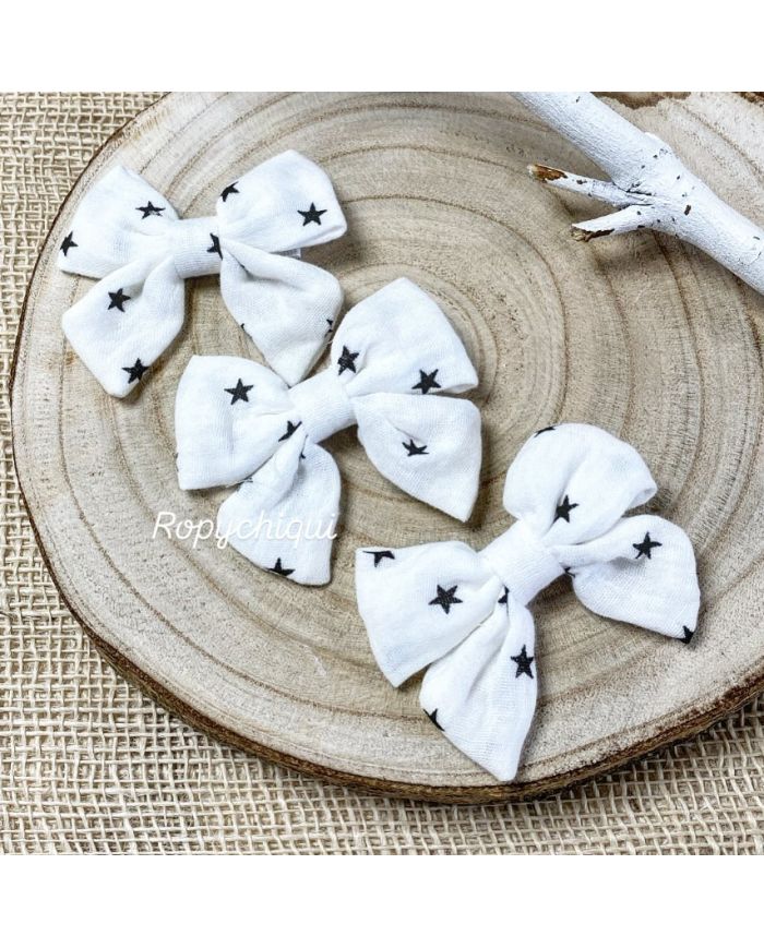 Pinza pico pato Bambula 8 cm (3 unidades) CRUDO CON NEGRO 27425