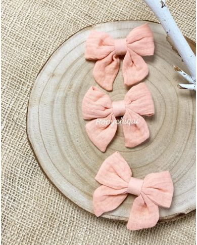 Pinza pico pato Bambula 8 cm (3 unidades) SALMÓN 27425