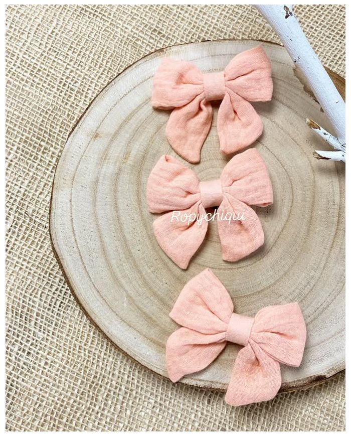 Pinza pico pato Bambula 8 cm (3 unidades) SALMÓN 27425