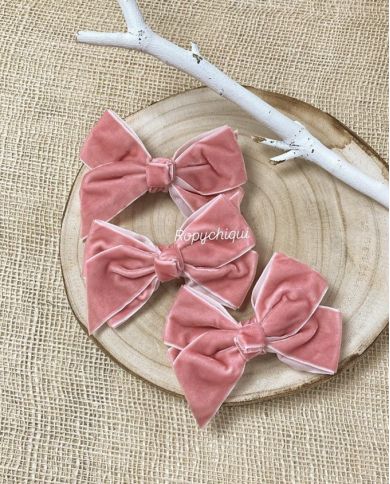 Pinza pico pato terciopelo 8 cm (3 unidades) MAQUILLAJE 27423