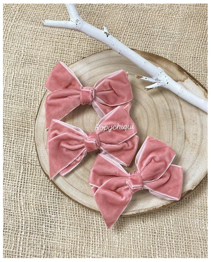 Pinza pico pato terciopelo 8 cm (3 unidades) MAQUILLAJE 27423