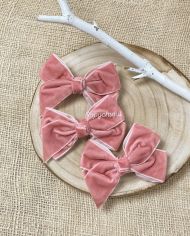 Pinza pico pato terciopelo 8 cm (3 unidades) MAQUILLAJE 27423