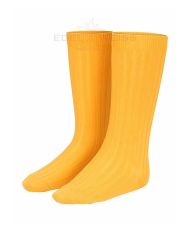 Calcetines altos básicos canalé AMARILLO REF: 2016/2