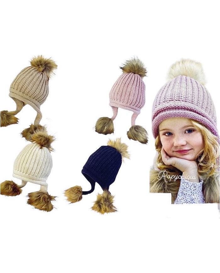 Gorro pompones Miralles 1-20-993
