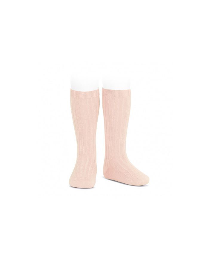 Calcetines altos básicos canalé NUDE REF: 2016/2