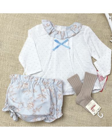 Oferta conjunto bebé 2 piezas Del Sur 🔴​ 1834