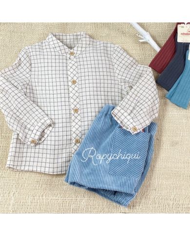 Oferta conjunto camisa y pantalón pana 2 piezas Del Sur 🔴​ 1873