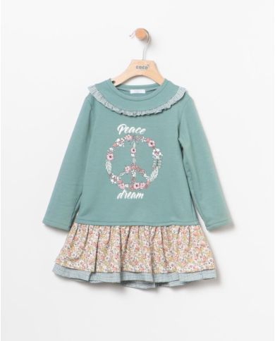 Oferta vestido parte superior tejido sudadera Coco Acqua 🔴 50073