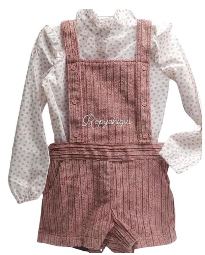 Oferta Conjunto mono pana y camisa Coco Acqua 🔴​ 50790