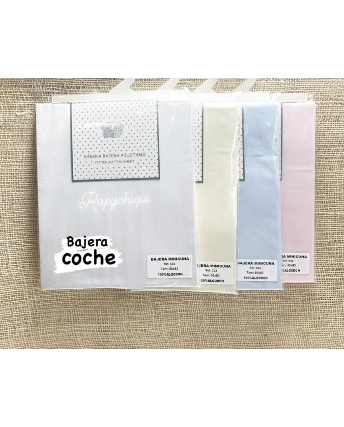Sábana bajera coche 100% algodón 40x80 cm 072-28