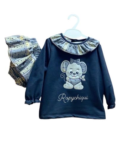 Oferta conjunto pololo con volante y sudadera 🔴​ 3113