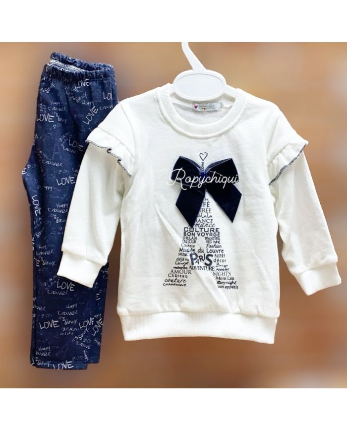 Oferta conjunto niña mallas y sudadera 🔴​ 5117