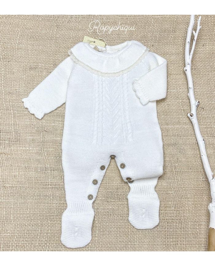 Pelele punto manga larga Pecesa CRUDO 954-012