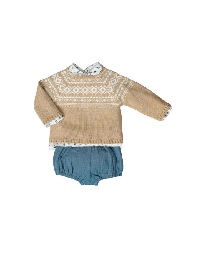 Conjunto bebé niño 3 piezas Baby Ferr 23366