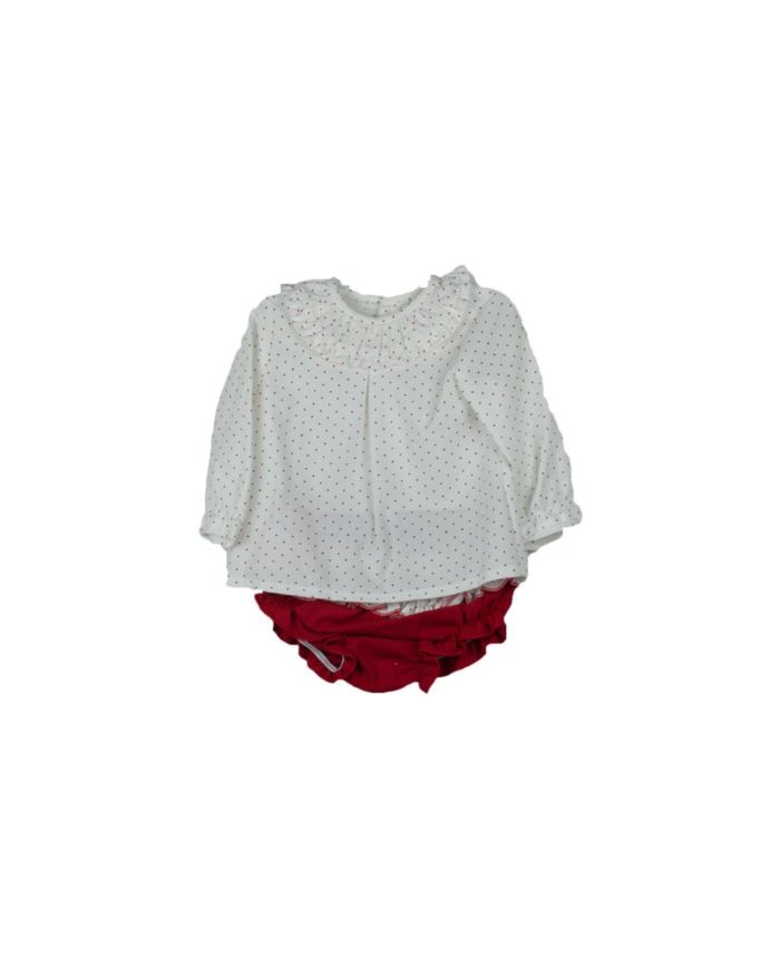 Conjunto blusa + cubrepañal 21403