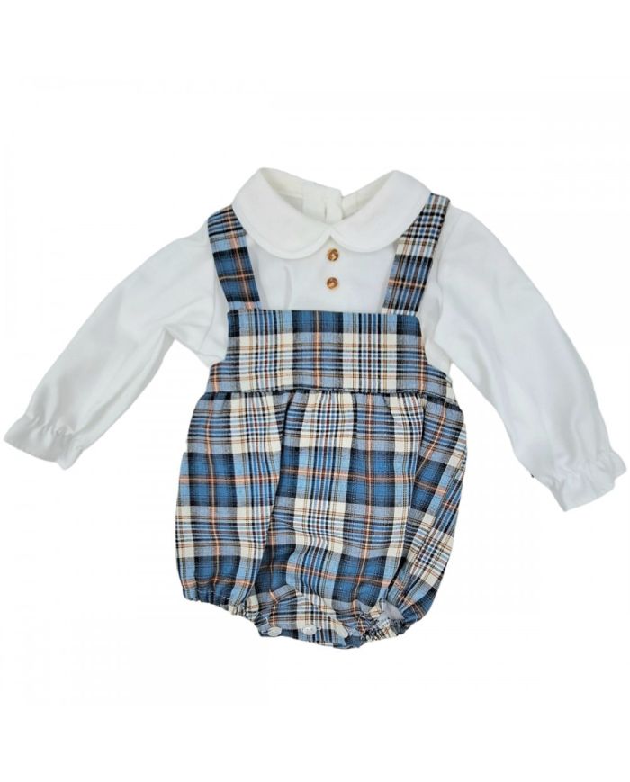 Conjunto peto bebé niño 23260
