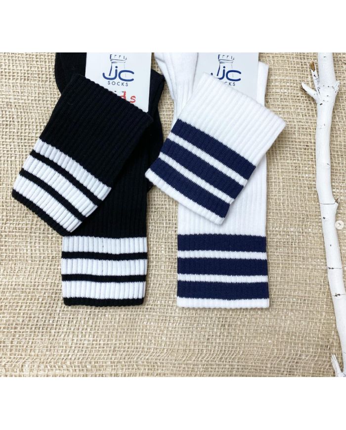Calcetines deportivos rayas con rizo JC 10353