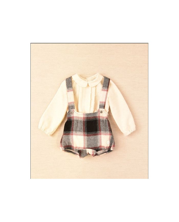 Conjunto bebé cuadros Cocote 43010