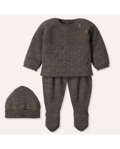 Conjunto bebé 3 piezas Mac Ilusion MOKA 9407