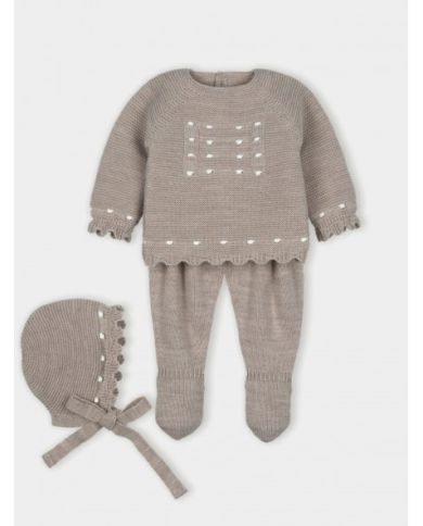 Conjunto bebé 3 piezas Mac Ilusion NUEZ 9003