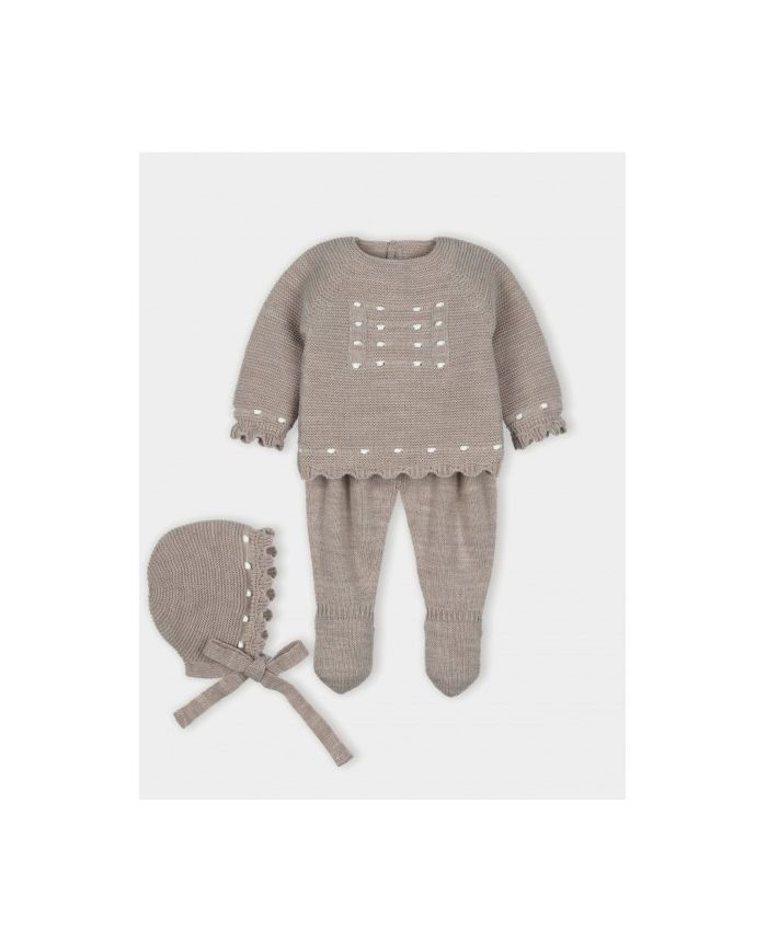 Conjunto bebé 3 piezas Mac Ilusion NUEZ 9003
