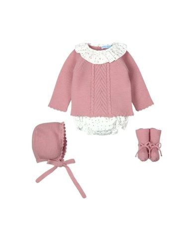 Conjunto bebé 3 piezas Mac Ilusion ORQUÍDEA 8643
