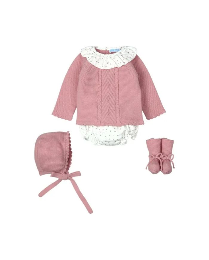 Conjunto bebé 3 piezas Mac Ilusion ORQUÍDEA 8643