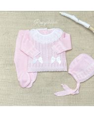 Conjunto 3 piezas hilo ROSA 1597