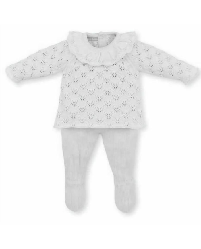 Conjunto bebé hilo Mac Ilusion BLANCO 8416