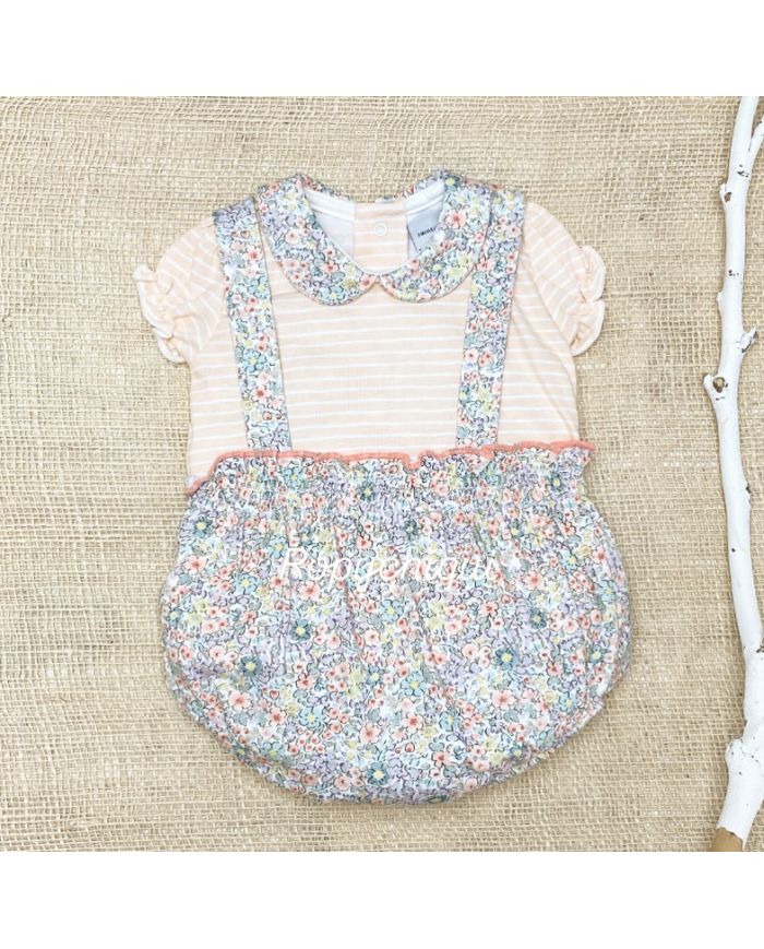 Conjunto camiseta y ranita algodón Babidu 41211