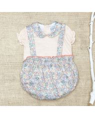 Conjunto camiseta y ranita algodón Babidu 41211